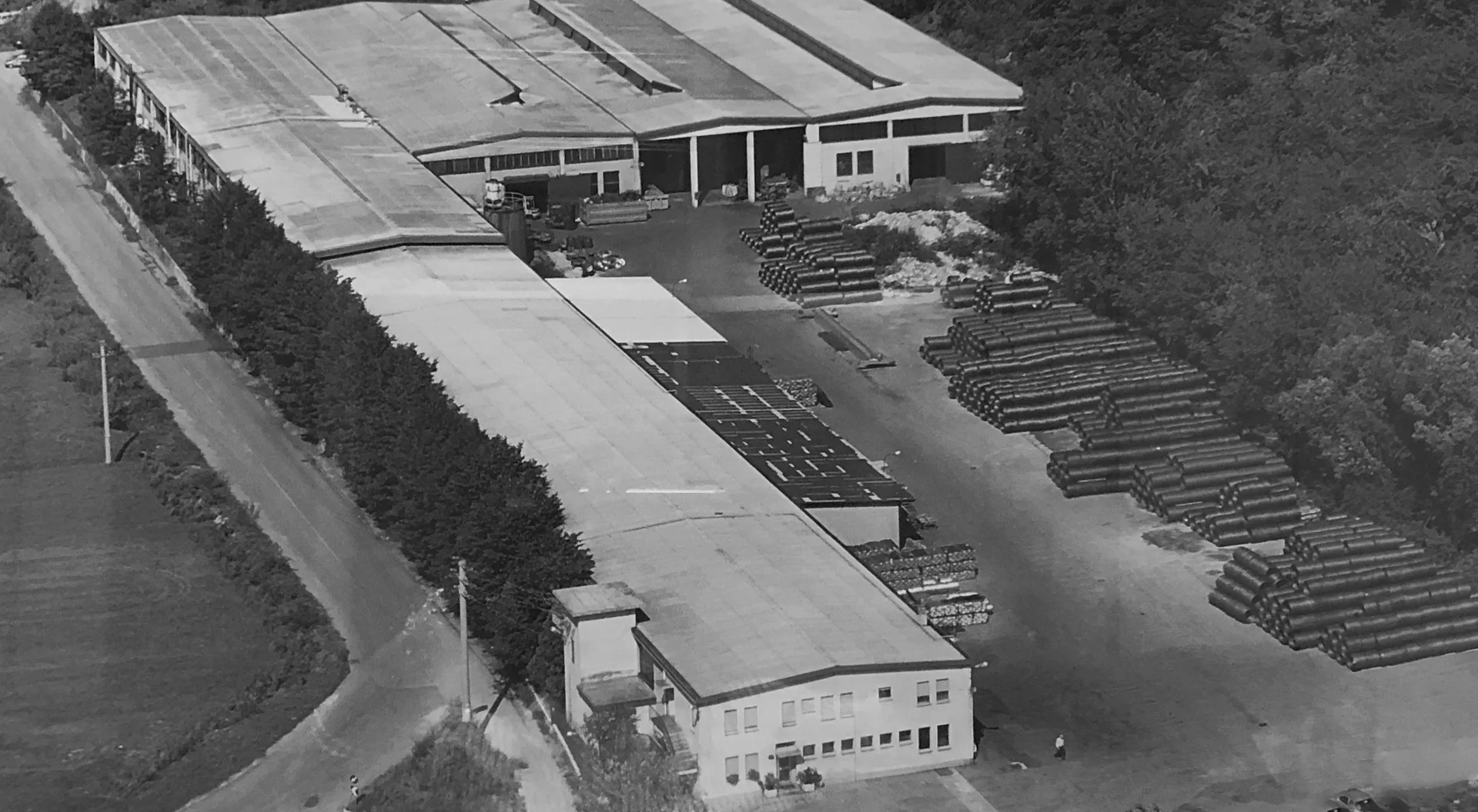 Vista dello stabilimento MLSL a Valgreghentino