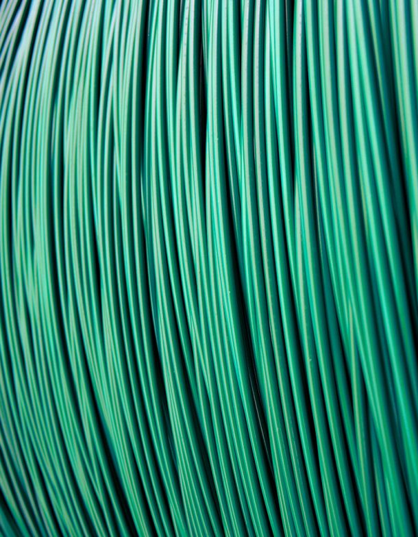 Plastic-coated Wire
